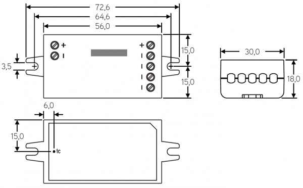 CASAMBI CBU-PWM4 4 canaux avec contrôle d'éclairage configurable